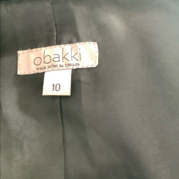 NWOT OBAKKI Ruched leather jacket! - Picture 5 of 8